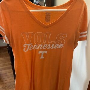 Tennessee Vols Orange V-Neck Short Sleeve Tee